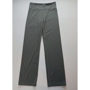 Athleta Women's Yoga Pants Gray Straight Leg Stretch Lycra